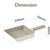 image:imageChou Chou Kitchen Nonstick 6Inch Rectangle Tamagoyaki Egg Roll Pan with Handle Japanese Omelette Frying Skillet Induction Compatible Cookware Cooking Tamago Pan Made in Korea 15cm