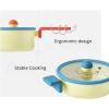 image:imageDanish Kitchen Nonstick Forged 8 Low Stock Pot with Lid Healthy Cooking Non Stick Ceramic Coating Multi Casserole Induction Compatible Cookware for Stew Soup Noodle Made in Korea 16 qt16 Quarts