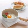 image:imageFIKA 7 inch Mini Stir Fry Wok with Wooden Handle Induction Compatible Cookware for All Stovetops Kitchen Essential Ceramic Coating Skillet Healthy Cooking Omelet Frying Pan Made in Korea 18cm