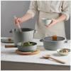 image:imageFIKA Kitchen Nonstick 27QT Stock Pot with Glass Lid Healthy Cooking Ceramic Non Stick Casserole Induction Compatible Cookware Gray Color Made in Korea 22cm CasseroleDeep Pot