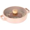 image:imageFIKA Kitchen Nonstick 49QT Deep Stock Pot with Glass Lid Healthy Cooking Non Stick Casserole Induction Compatible Cookware Stew Soup Noodle Pasta Made in Korea 87  22cm16 Quarts