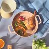 image:imageFIKA Kitchen Nonstick 49QT Deep Stock Pot with Glass Lid Healthy Cooking Non Stick Casserole Induction Compatible Cookware Stew Soup Noodle Pasta Made in Korea 87  22cm16 Quarts