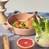 image:imageFIKA Kitchen Nonstick 49QT Deep Stock Pot with Glass Lid Healthy Cooking Non Stick Casserole Induction Compatible Cookware Stew Soup Noodle Pasta Made in Korea 87  22cm16 Quarts