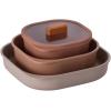 image:imageFIKA Objet Comfort 7Piece Kitchen Nonstick Healthy Cooking Cookware Set with Lid Detachable Handle Induction Compatible AllinOne Kitcheware Easy to Store Great Gift Made in Korea GREENTerracotta