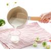 image:imageNEOFLAM FIKA 15QT Milk Pan with 2 Pour Spouts Butter Warmer Milk Boiling Melting Pot for Stovetops and Induction Wood Handle Made in Korea 6  16cm