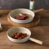 image:imageNEOFLAM FIKA 3Piece Kitchen Essential Stir Frying Pan Wok Set with Wood Handle Nonstick Ceramic Coating Skillet Induction Compatible Made in Korea