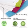image:imageNeoflam 2 Piece Plastic Cutting Board Set Microban Protection Stain amp Odor Free Extra Large BPA Free Juice Groove Non Slip Dishwasher Safe Easy Grip Handle White GreenMulticolor