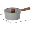image:imageNeoflam FIKA 17QT 18cm Mid Night IH Saucepan with Glass Lid Full Induction HeatingMid Night