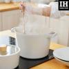 image:imageNeoflam FIKA 49QT 22cm Ivory IH Deep Stock Pot with Glass Lid Impact Induction HeatingIvory