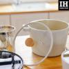 image:imageNeoflam FIKA 49QT 22cm Ivory IH Deep Stock Pot with Glass Lid Impact Induction HeatingIvory