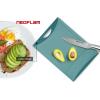 image:imageNeoflam Flutto Poly Cutting Board  Purple Durable Plastic KnifeScratch Resistant Large Handle Kitchen Essential 115 x 8 x 04 inchesBlue