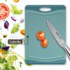 image:imageNeoflam Flutto Poly Cutting Board  Purple Durable Plastic KnifeScratch Resistant Large Handle Kitchen Essential 115 x 8 x 04 inchesBlue