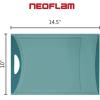 image:imageNeoflam Flutto Poly Cutting Board  Purple Durable Plastic KnifeScratch Resistant Large Handle Kitchen Essential 115 x 8 x 04 inchesBlue