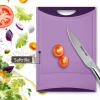 image:imageNeoflam Flutto Poly Cutting Board  Purple Durable Plastic KnifeScratch Resistant Large Handle Kitchen Essential 115 x 8 x 04 inchesPurple