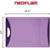 image:imageNeoflam Flutto Poly Cutting Board  Purple Durable Plastic KnifeScratch Resistant Large Handle Kitchen Essential 115 x 8 x 04 inchesPurple