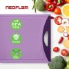 image:imageNeoflam Flutto Poly Cutting Board  Purple Durable Plastic KnifeScratch Resistant Large Handle Kitchen Essential 115 x 8 x 04 inchesPurple