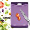 image:imageNeoflam Flutto Poly Cutting Board  Purple Durable Plastic KnifeScratch Resistant Large Handle Kitchen Essential 115 x 8 x 04 inchesPurple