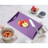 image:imageNeoflam Flutto Poly Cutting Board  Purple Durable Plastic KnifeScratch Resistant Large Handle Kitchen Essential 115 x 8 x 04 inchesPurple