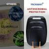 image:imageNeoflam Microban Antimicrobial Plastic Cutting Board 3 Sets BPA Free NonSlip EZ Grip Handle Dishwasher Safe Reversible Use Large Juice Grooves Blue GrayGranite BlackGray