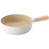 image:imageFIKA 7 inch Mini Stir Fry Wok with Wooden Handle Induction Compatible Cookware for All Stovetops Kitchen Essential Ceramic Coating Skillet Healthy Cooking Omelet Frying Pan Made in Korea 18cm