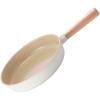image:imageFIKA 95 inch Nonstick Frying Pan with Wooden Handle Induction Compatible Cookware for All Stovetops Kitchen Essential Ceramic Coating Skillet Healthy Cooking Omelet Pan Made in Korea 24cm