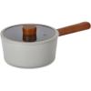 image:imageFIKA Kitchen Nonstick 27QT Stock Pot with Glass Lid Healthy Cooking Ceramic Non Stick Casserole Induction Compatible Cookware Gray Color Made in Korea 22cm CasseroleDNEOG218