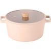 image:imageFIKA Kitchen Nonstick 49QT Deep Stock Pot with Glass Lid Healthy Cooking Non Stick Casserole Induction Compatible Cookware Stew Soup Noodle Pasta Made in Korea 87  22cm57 Quarts