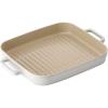 image:imageNeoflam FIKA 11inch 28cm Ivory IH Rectangular Grill Pan Impact Induction HeatingRectangular