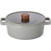 image:imageNeoflam FIKA 27QT 22cm Mid Night IH Stock Pot with Glass Lid Full Induction HeatingMid Night