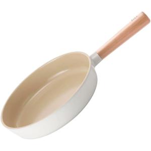 image:imageFIKA 95 inch Nonstick Frying Pan with Wooden Handle Induction Compatible Cookware for All Stovetops Kitchen Essential Ceramic Coating Skillet Healthy Cooking Omelet Pan Made in Korea 24cm