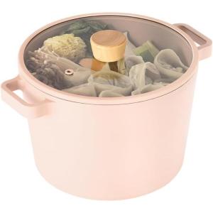 image:imageFIKA Kitchen Nonstick 49QT Deep Stock Pot with Glass Lid Healthy Cooking Non Stick Casserole Induction Compatible Cookware Stew Soup Noodle Pasta Made in Korea 87  22cm49 Quarts