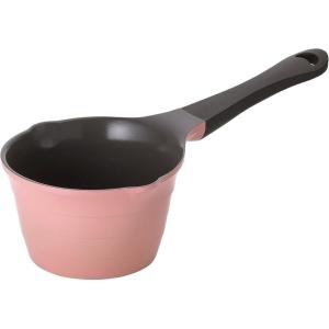 image:imageNeoflam 1qt Saucepan Butter Warmer Milk BoilingMelting Pot Ecolon Healthy Ceramic Nonstick Coating PFOAfree 2 Pour Spouts Dishwasher Safe Pink