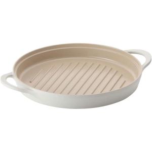 image:imageNeoflam FIKA 11inch 28cm Ivory IH Rectangular Grill Pan Impact Induction HeatingRound