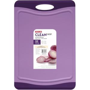 image:imageNeoflam Flutto Poly Cutting Board  Purple Durable Plastic KnifeScratch Resistant Large Handle Kitchen Essential 115 x 8 x 04 inchesPurple