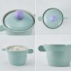 image:imageBetter Finger Kitchen Essential 6 Inch Rice Pot with 2 Lids Healthy Nonstick Ceramic Coating Cooking 16QT Stockpot Soup Pot Induction Compatible Cookware Made in Korea MintMint