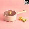 image:imageFIKA Kitchen Cooking Essential 17QT Sauce Pan with Lid Nonstick Ceramic Coating Saucepot with Wood Handle Induction Compatible Cookware Soup Stew Noodle Boiling Pot Made in Korea 7  18cm