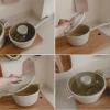 image:imageNEOFLAM Vulcan Ivory 2Qt Saucepot with Glass Lid 7 Cast Aluminum Lightweight Ceramic Nonstick Coating PFAS PFOA Free Dishwasher Safe Induction Ready Made in Korea