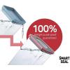 image:imageNeoflam Airtight Smart Seal Food Storage Container Set of 3  Crystal Clear Body matte Black Lid  Modular Stackable Nestable Design  Easy to Clean BPA Free Rectangle 175L3 6L