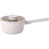 image:imageNEOFLAM Vulcan Ivory 2Qt Saucepot with Glass Lid 7 Cast Aluminum Lightweight Ceramic Nonstick Coating PFAS PFOA Free Dishwasher Safe Induction Ready Made in Korea