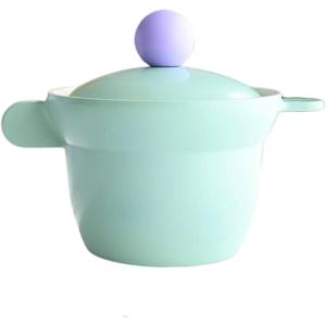image:imageBetter Finger Kitchen Essential 6 Inch Rice Pot with 2 Lids Healthy Nonstick Ceramic Coating Cooking 16QT Stockpot Soup Pot Induction Compatible Cookware Made in Korea MintMint