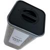 image:imageNeoflam Airtight Smart Seal Food Storage Container Set of 3  Crystal Clear Body Matte Black Lid  Modular Stackable Nestable Design  Easy to Clean BPA Free Square 14L06L
