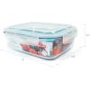 image:imageNeoflam CLOC Glass Food Storage Container w Airtight Lid Clear 51 ozRectangular