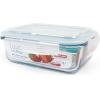 image:imageNeoflam CLOC Glass Food Storage Container w Airtight Lid Clear 51 ozRectangular