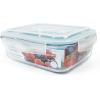 image:imageNeoflam CLOC Glass Food Storage Container w Airtight Lid Clear 51 ozRectangular