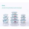 image:imageNeoflam Cloc Glass 27oz Square Food Storage Emerald21 ounces
