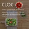 image:imageNeoflam Cloc Glass 27oz Square Food Storage Emerald34 ounces