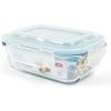 image:imageNeoflam CLOC Glass Food Storage Container w Airtight Lid Clear 51 ozRectangular