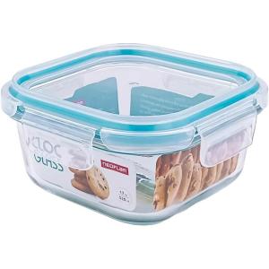 image:imageNeoflam Cloc Glass 27oz Square Food Storage Emerald17 ounces