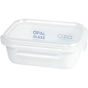 image:imageNeoflam Opal Glass 21oz Rectangular Food Storage  Transparent Lid