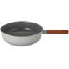 image:imageNeoflam FIKA Kitchen Nonstick 7Inch Mini Wok with Wood Handle Ceramic Non Stick Skillet Induction Compatible Stir Fry Pan Egg Omelet Pan Gray Color Made in Korea 18cm Petit WokWok